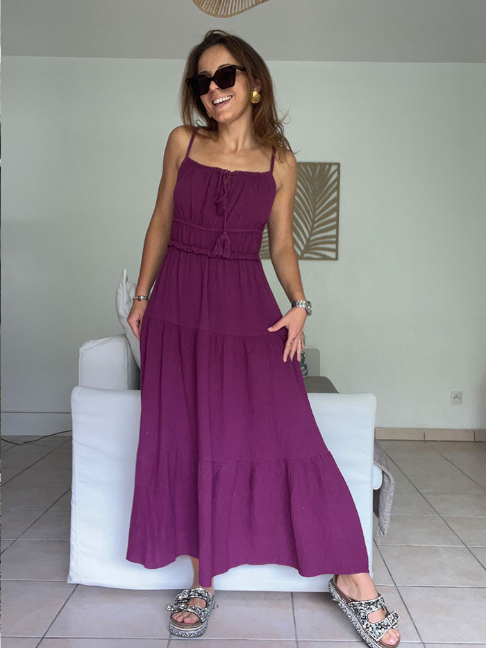 Robe Iris Mauve