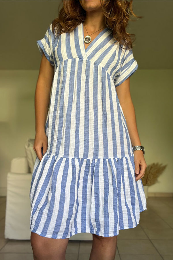 Robe Marina Bleue