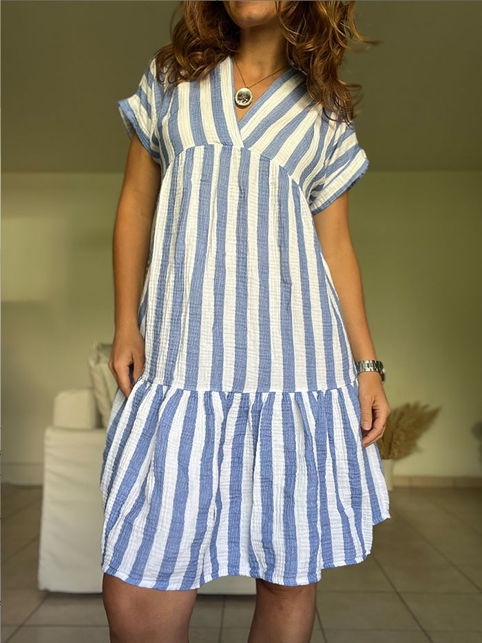 Robe Marina Bleue