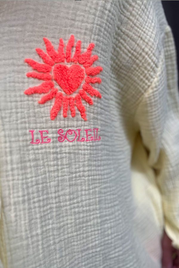 Chemisier Soleil Jaune