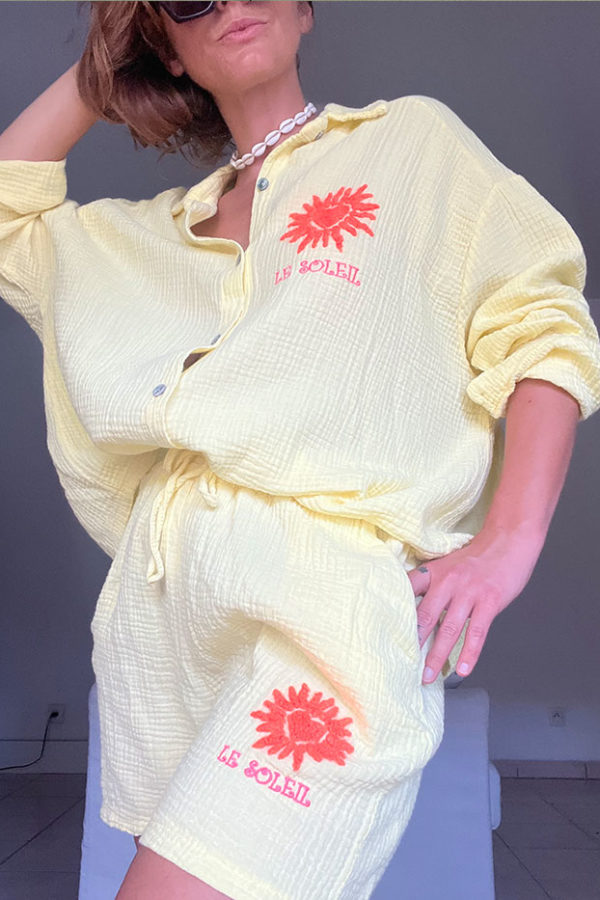 Short Soleil Jaune
