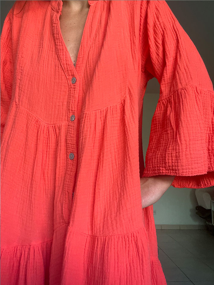 Robe Coralie Corail – Image 6