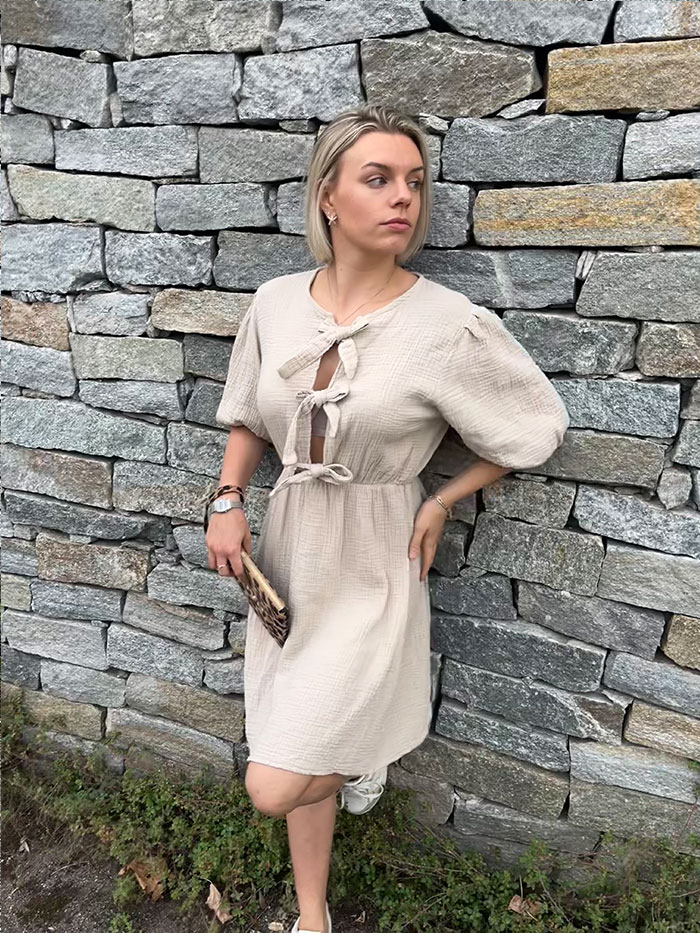 Robe Eléne Beige – Image 6